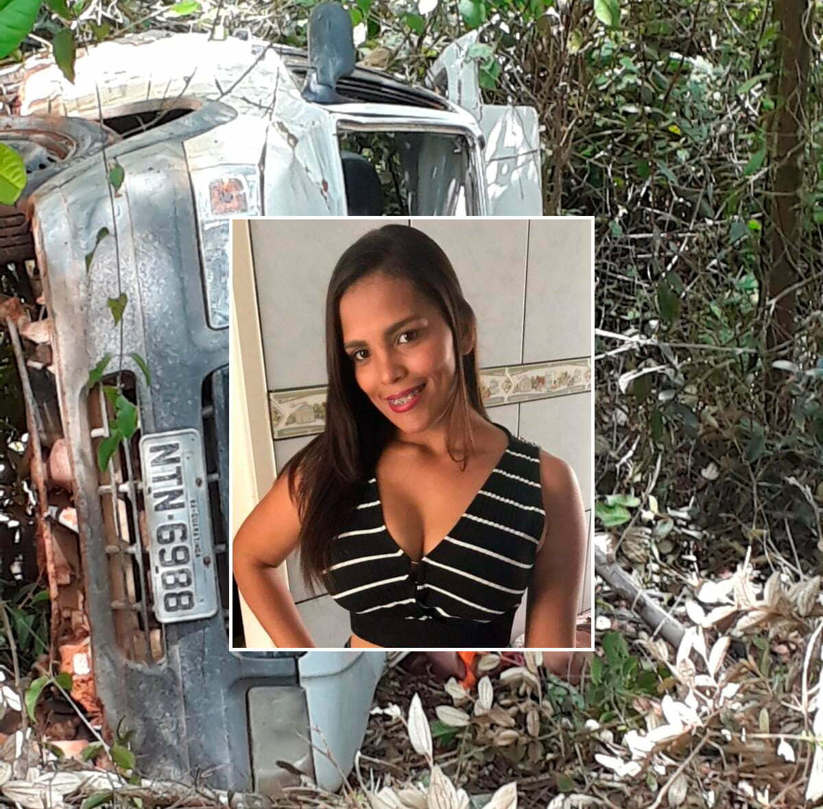 Brenda Ferreira Silva 24 anos morreu vitima de um acidente na estrada de Guaratinga