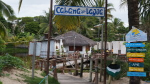 Cabana da Lagoa no Balneario Praia de Guaratiba no municipio do Prado 6