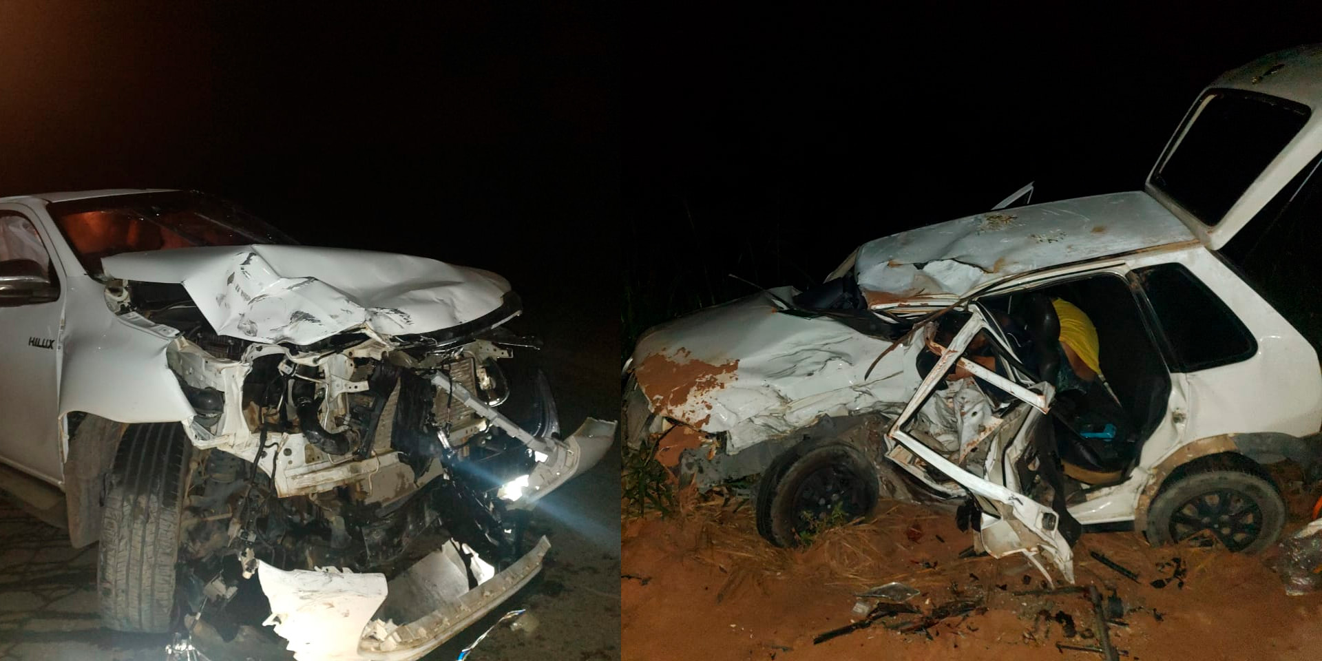Tres mortos em grave acidente na altura do KM 819 da BR 101 no trecho entre Itamaraju e Teixeira de Freitas 0