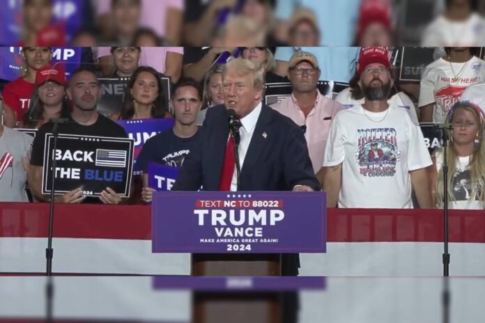 trump-diz-que-kamala-destruira-os-eua-em-1o-comicio-pos-saida-de-biden