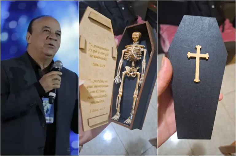 apos-pregacao-“macabra”,-lider-da-quadrangular-entrega-caixao-com-caveira-a-pastores