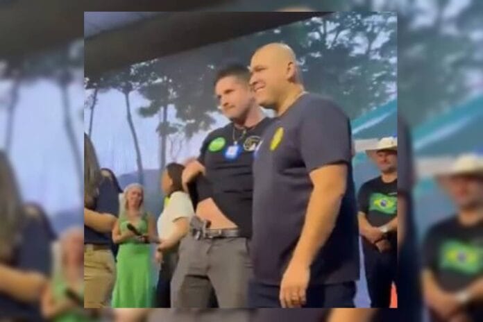 pf-apura-conduta-de-pre-candidato-que-exibiu-arma-durante-convencao