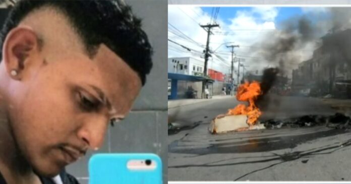 familia-protesta-pela-morte-de-gabriel-vilas,-assassinado-por-faccao-criminosa