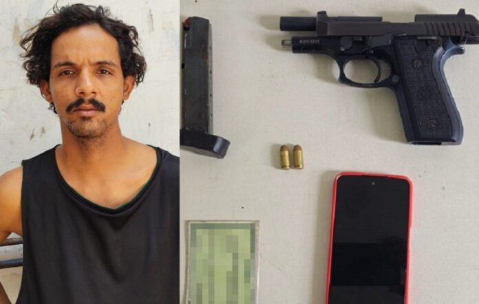cipe/mata-atlantica-prende-suspeito-com-arma-de-fogo-no-bairro-bahia-do-sol-em-mucuri