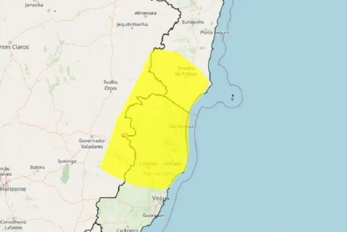inmet-coloca-extremo-sul-baiano-em-alerta-amarelo-para-acumulado-de-chuvas;-veja-cidades