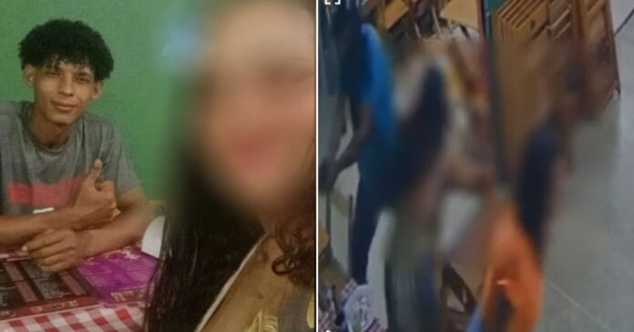 video:-cameras-flagram-assassinato-de-pai-e-ferimento-em-filha-em-pizzaria-de-itabela