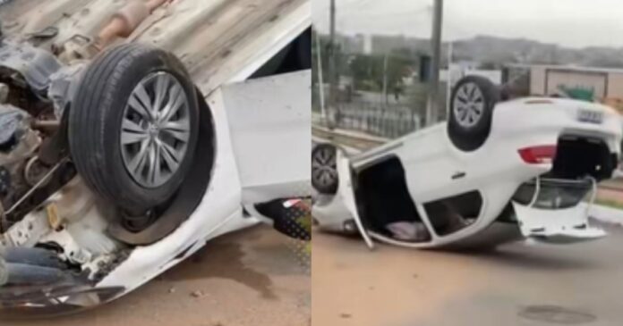 motorista-capota-carro-ao-fugir-de-tentativa-de-assalto-na-avenida-orlando-gomes