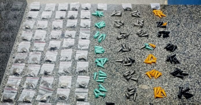pm-apreende-drogas-apos-grupo-armado-fugir-e-abandonar-sacola;-caso-ocorreu-em-simoes-filho