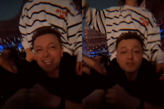 video:-filho-de-sandy-e-lucas-lima-faz-rara-aparicao-com-o-pai-em-show