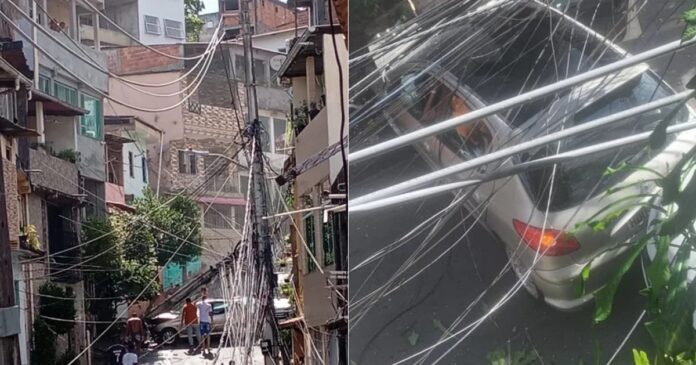 video:-veiculo-desgovernado-derruba-poste-no-bairro-de-pau-da-lima,-em-salvador