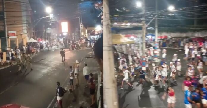 video:-pos-jogo-de-bahia-x-athletico-e-marcado-por-confusao-envolvendo-bamor-e-pm-ba;-veja