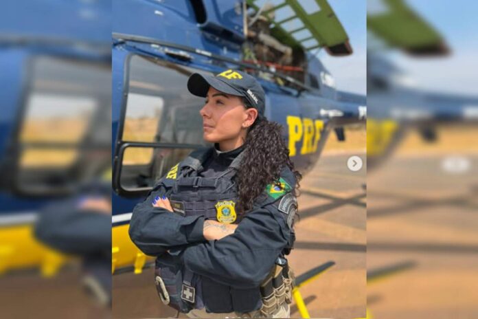 quem-e-a-policial-afastada-de-cargo-apos-foto-no-qg-do-exercito-vazar