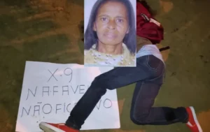 x9 em favela nao fica vivo diz bilheite deixado por executores de mulher em itamaraju