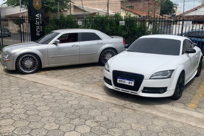 policia-civil-apreende-carros-de-luxo-com-quadrilha-no-interior-de-sp