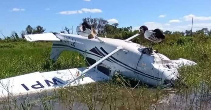 video:-aviao-cai-em-area-remota-no-pantanal;-vitimas-sao-resgatadas-com-vida