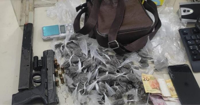 pm-apreende-arma-e-droga-em-candeias,-regiao-metropolitana-de-salvador
