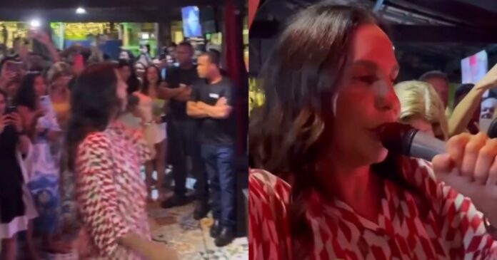 video:-ivete-faz-surpresa-e-agita-noite-de-barzinho-em-praia-do-forte