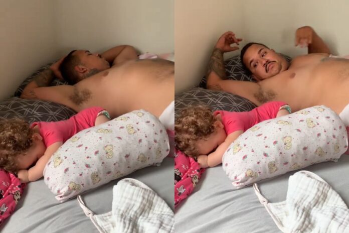 mae-pede-para-marido-olhar-a-filha-e-tem-surpresa-ao-chegar-no-quarto