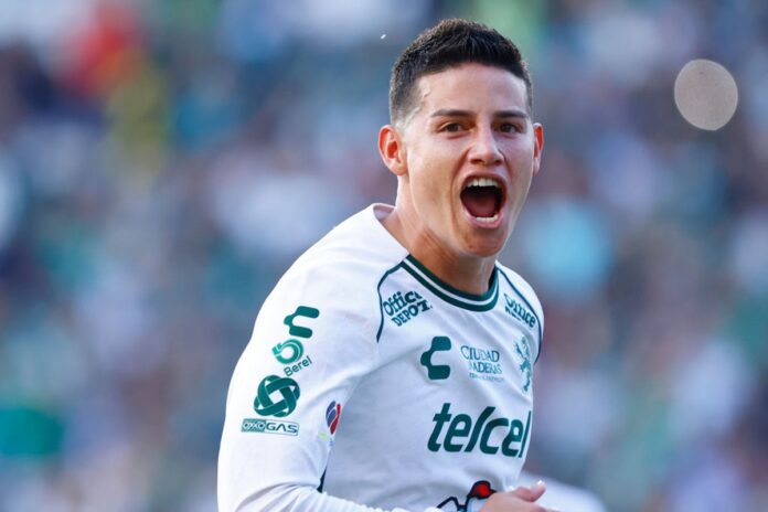james-rodriguez-estreia-com-gol-no-leon,-rival-do-flamengo-no-mundial