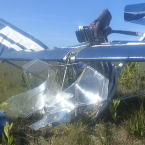 Aeronave de pequeno porte caiu em Prado