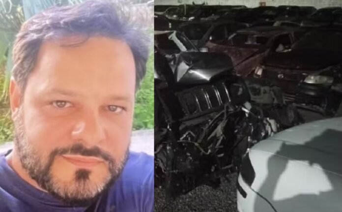 delegado-morre-apos-batida-entre-carro-e-caminhao;-esposa-da-vitima-ficou-ferida