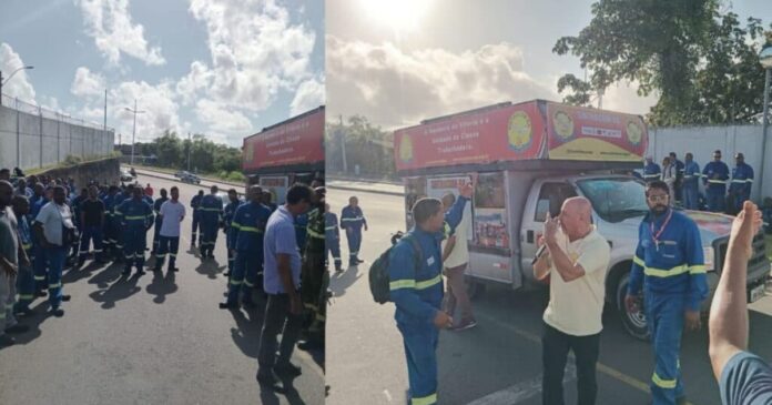terceirizados-da-coelba-realizam-protesto-por-atraso-de-pagamentos;-empresa-contesta