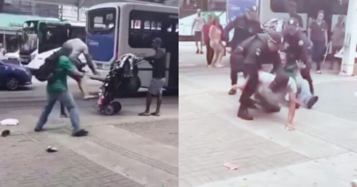 video:-briga-de-rua-termina-em-confusao-na-estacao-de-onibus-em-vitoria-da-conquista