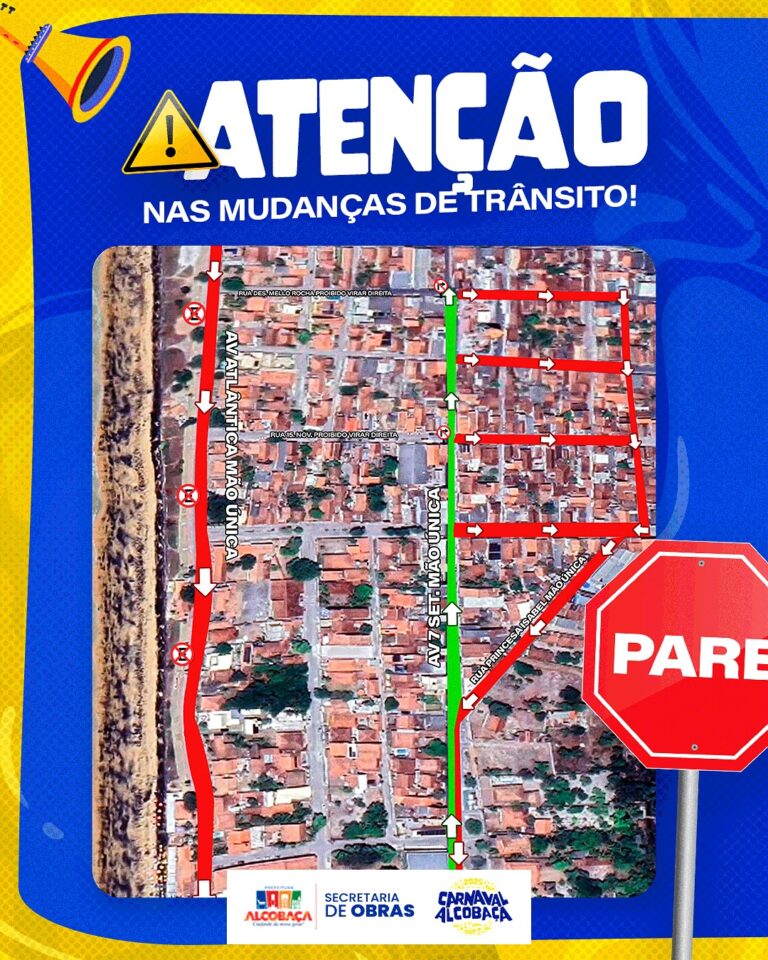 Trânsito em Alcobaça será alterado durante o carnaval, fique atento
