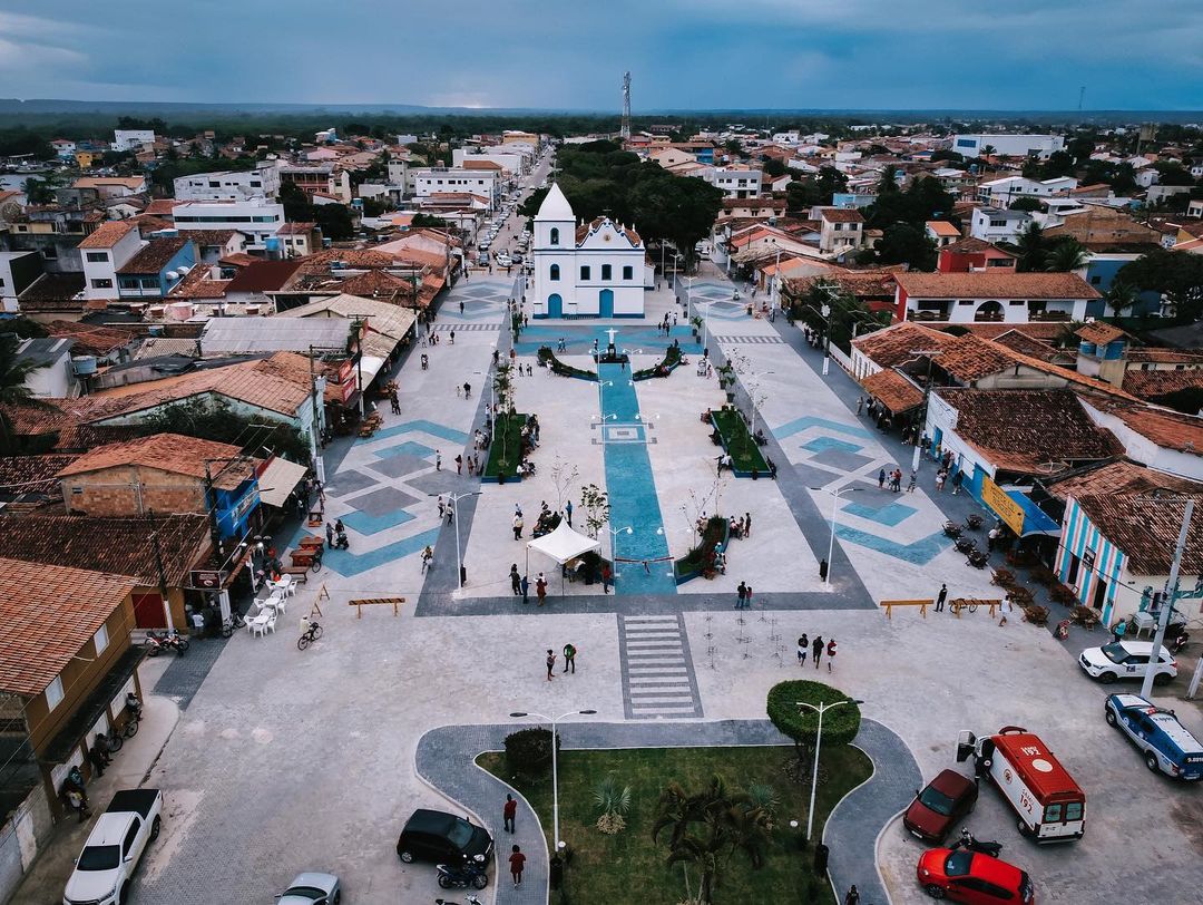 Festa de Nossa Senhora da Purificação desse ano marcou a vida de fiéis e turistas em Prado 1 Praca da Matriz de Prado Bahia 2