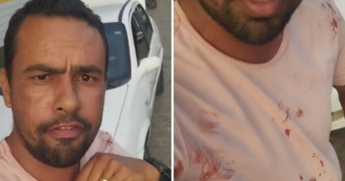 video:-taxistas-brigam-em-frente-a-rodoviaria-de-jaguaquara-e-um-deles-e-ferido-com-facao