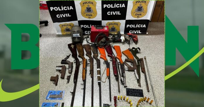 policia-civil-desarticula-fabrica-clandestina-de-armas-de-fogo-em-jaguaquara