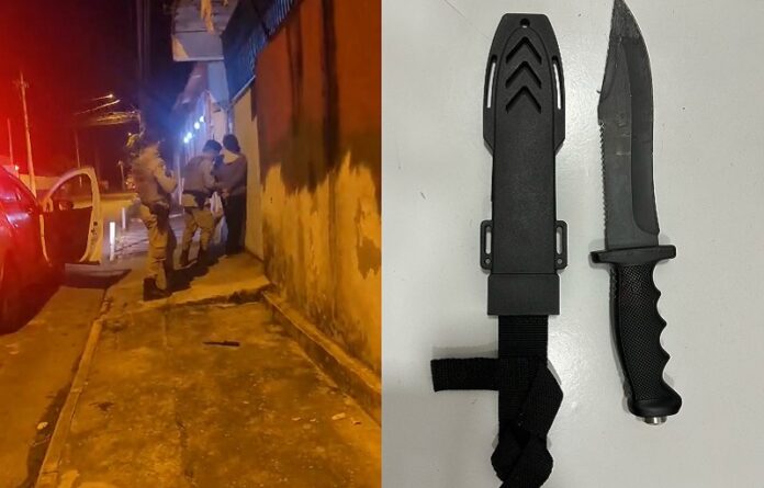 tentativa-de-homicidio-no-bairro-bela-vista-em-teixeira:-policia-intervem-e-prende-agressora
