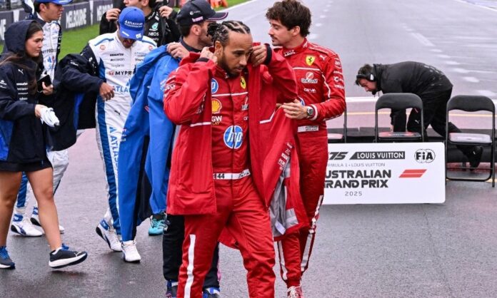 ‘pior-do-que-eu-pensava’,-diz-hamilton-sobre-estreia-pela-ferrari