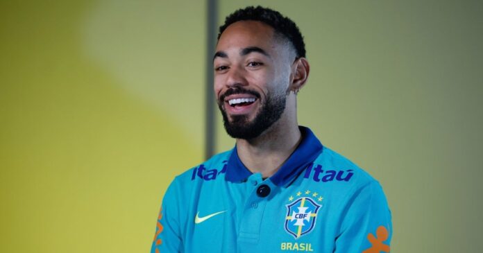 de-volta-a-selecao,-matheus-cunha-celebra-orgulho-em-jogar-pelo-brasil:-“tentar-dar-mais-que-100%”