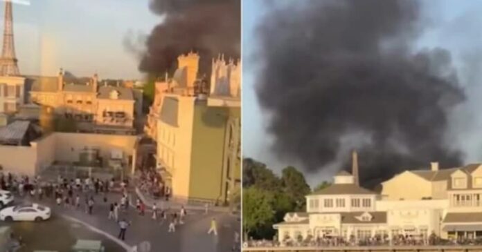 video:-parque-da-disney-sofre-incendio-e-visitantes-sao-retirados-de-espaco