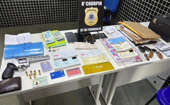 policia-civil-na-mira-da-agiotagem:-homem-e-preso-em-itamaraju-por-posse-ilegal-de-arma