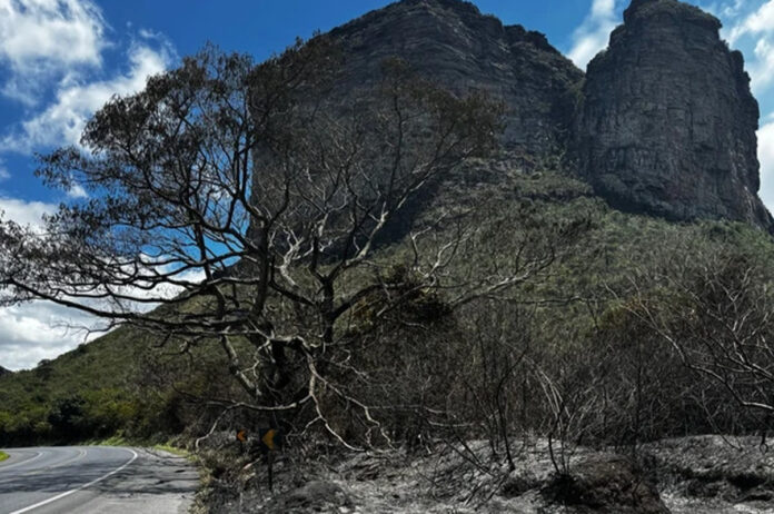 veja-como-ficou-o-morro-do-pai-inacio-apos-incendio-florestal