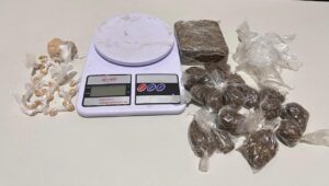 Droga apreendida em Ponta de Areia distrito do municipio de Caravelas