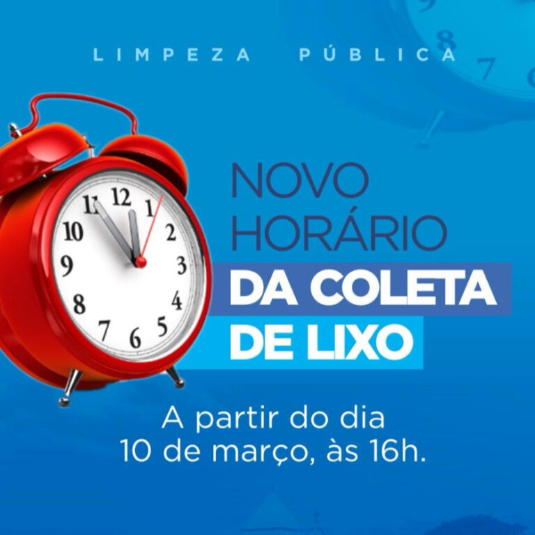 Fique atento: Lixo passa a ser coletado a partir das 16h em Prado
