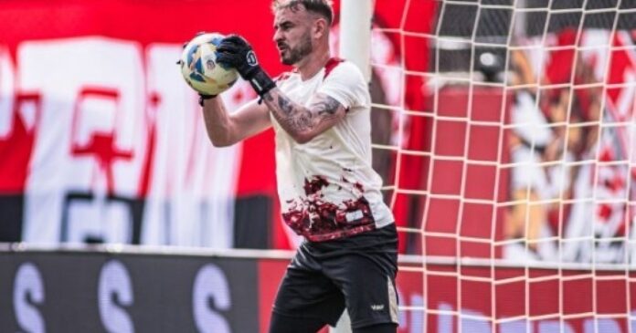 thiago-carpini-revela-lesao-do-goleiro-gabriel:-“vai-ficar-fora-por-um-periodo”