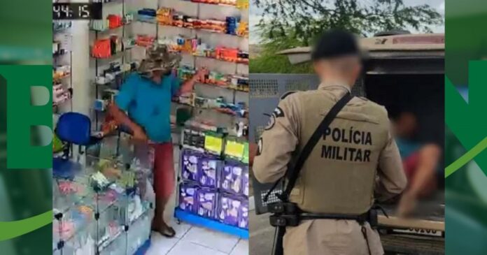 homem-assalta-farmacia-no-interior-baiano-e-pede-carona-ao-dono-com-dinheiro-roubado-para-fuga