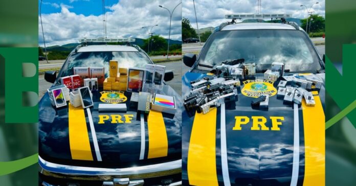 prf-apreende-crack,-celulares-e-cigarros-eletronicos-em-onibus-na-br-116,-em-jequie