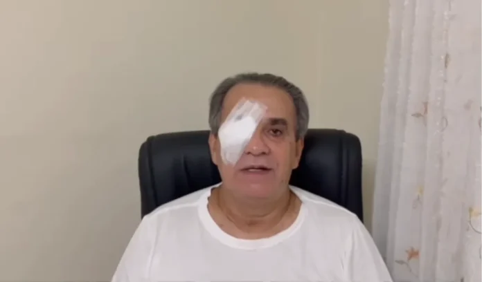 com-curativo-no-rosto,-silas-malafaia-surge-em-video-apos-cirurgia
