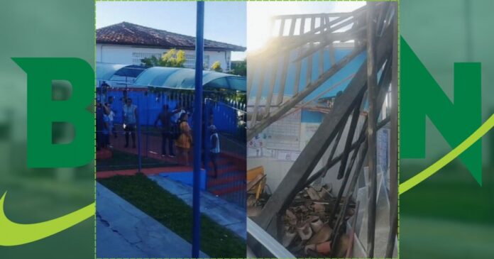 video:-teto-de-sala-de-aula-desaba-e-deixa-feridos-em-escola-municipal-na-ilha-de-itaparica
