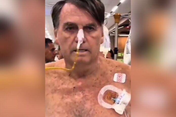 em-novo-video,-bolsonaro-aparece-enfaixado-andando-por-hospital.-veja