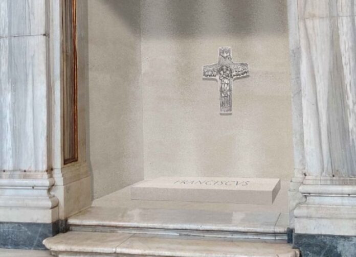 vaticano-divulga-imagem-do-tumulo-do-papa-francisco