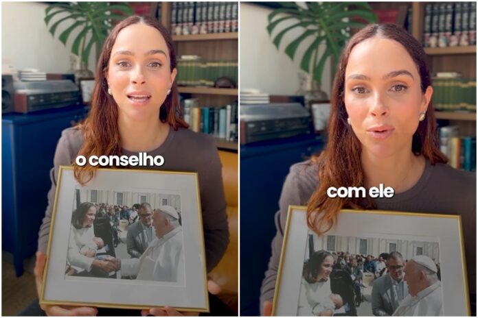 emocionada,-leticia-cazarre-revela-conselho-recebido-do-papa-francisco