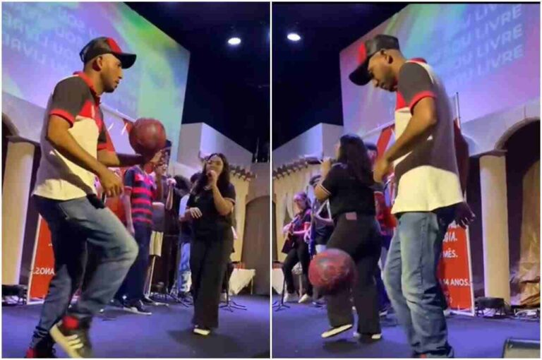 inovacao?-em-meio-ao-louvor,-pastor-faz-embaixadinhas-no-altar