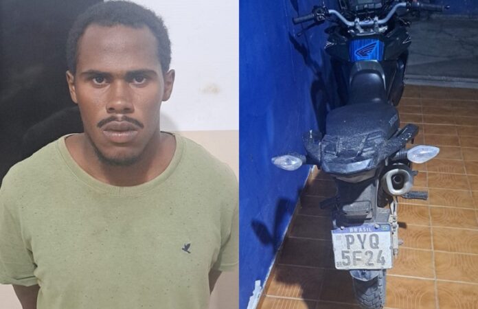 nova-vicosa:-pm-prende-ladrao-de-moto-com-11-passagens-pela-policia