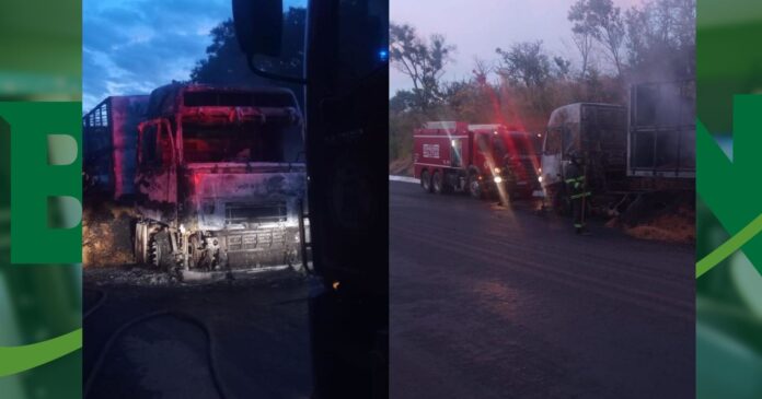 bombeiros-combatem-incendio-em-carreta-carregada-com-graos-na-br-020-no-oeste-da-bahia